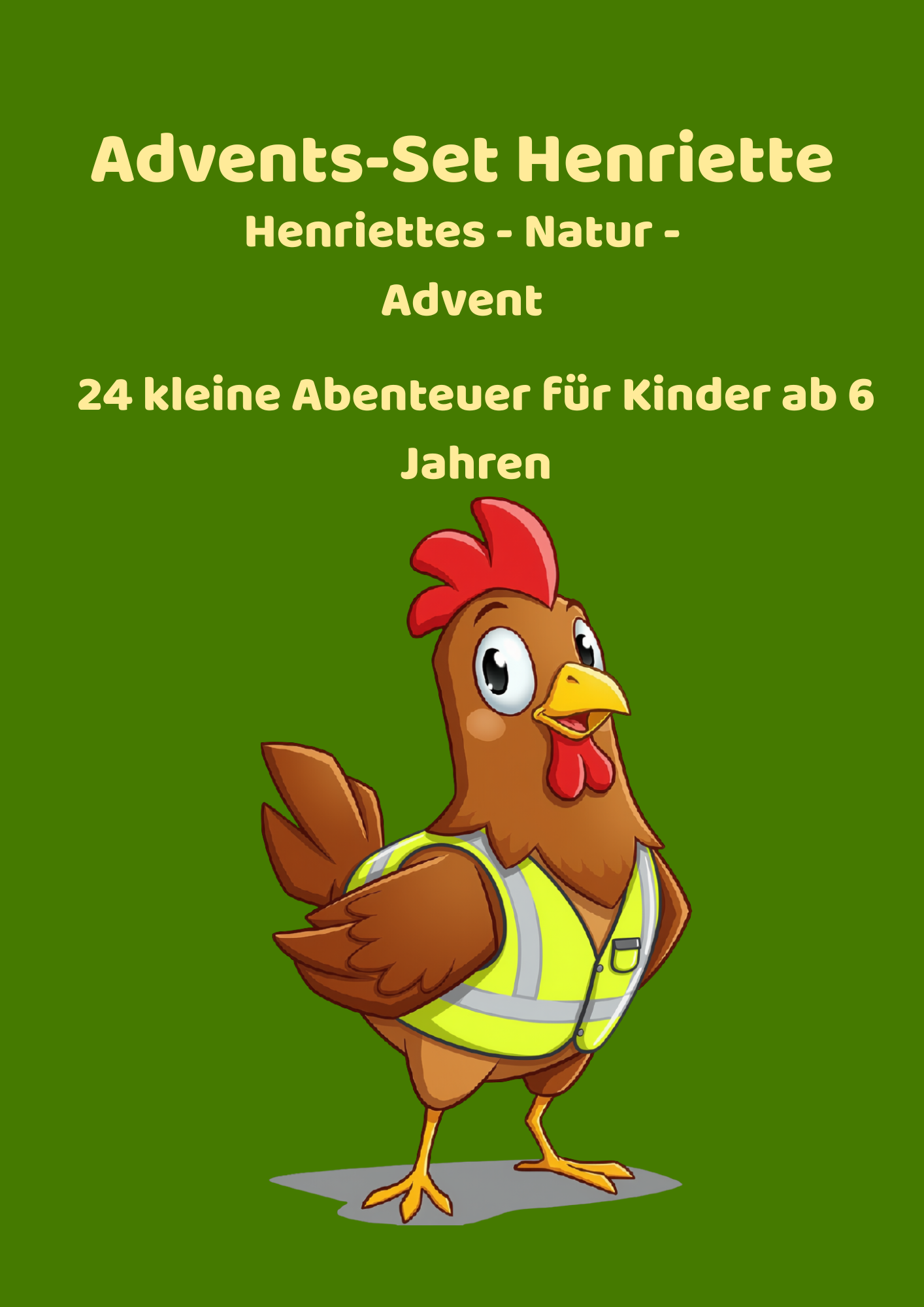 Adventskalender für Kinder zum Ausdrucken: 24 Naturaufgaben mit Henriette